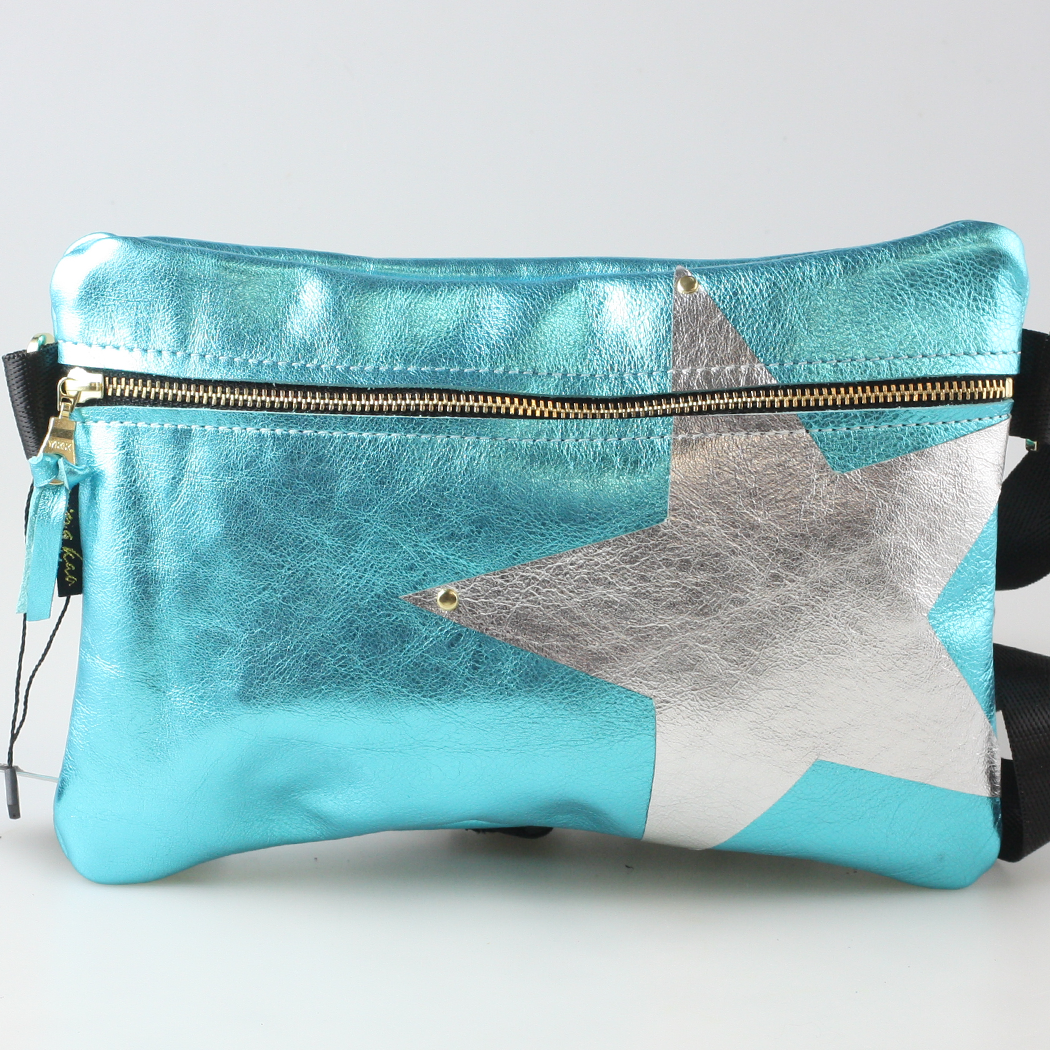 Metallic Vail Hipbag w/Star: Gunmetal