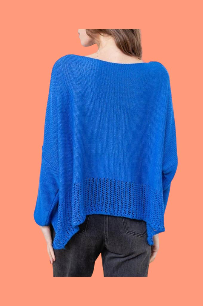 61113 100% COTTON SWEATER: Beige