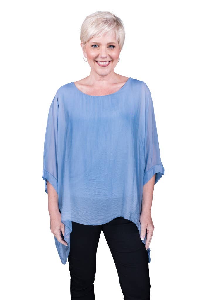 Silk Kaftan (BQ201):Espresso