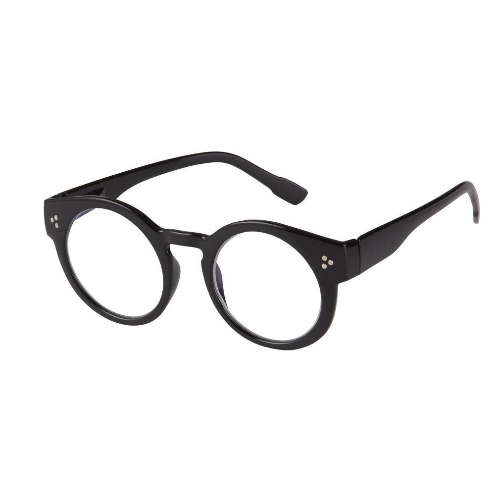 I Heart Eyewear - York Reading Glasses: Black / +2.0
