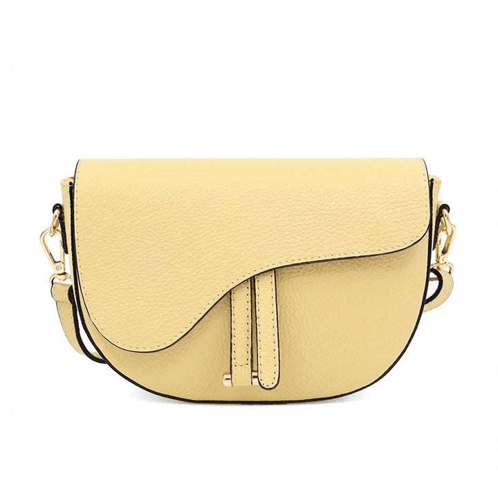 Leather Saddle Bag – Made in Italy: Nero