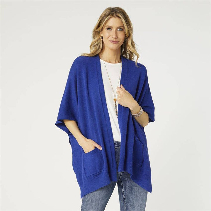 Lightweight Cardigan Pocket: Mushroom