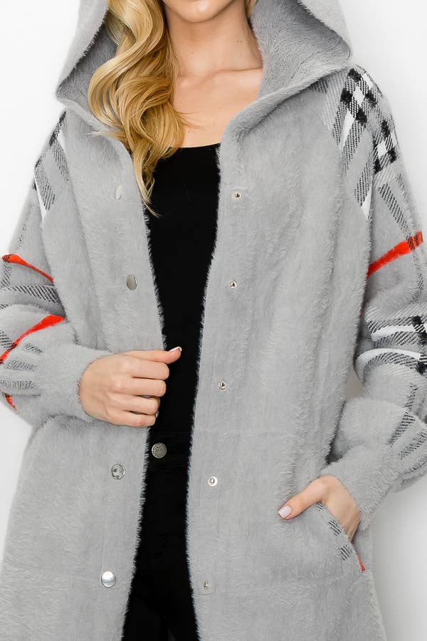 Sonnai Sweater Coat: Grey / L / 52092