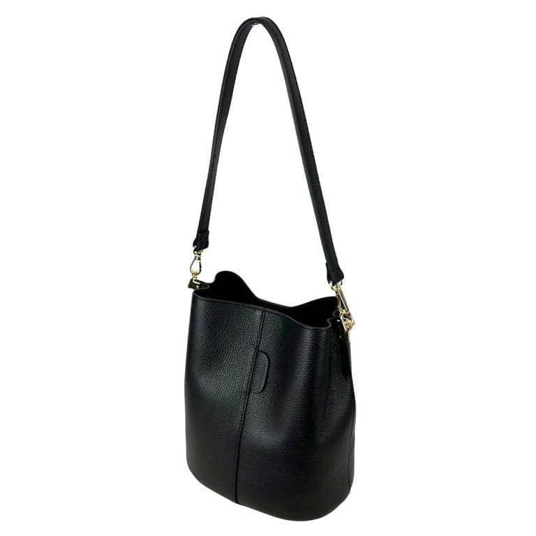 High Quality Italian Leather Shoulder Bag: Yellow