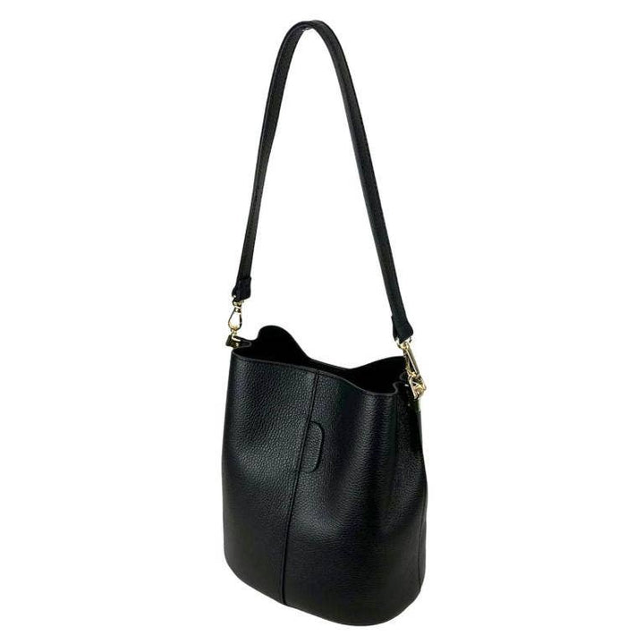 High Quality Italian Leather Shoulder Bag: Yellow