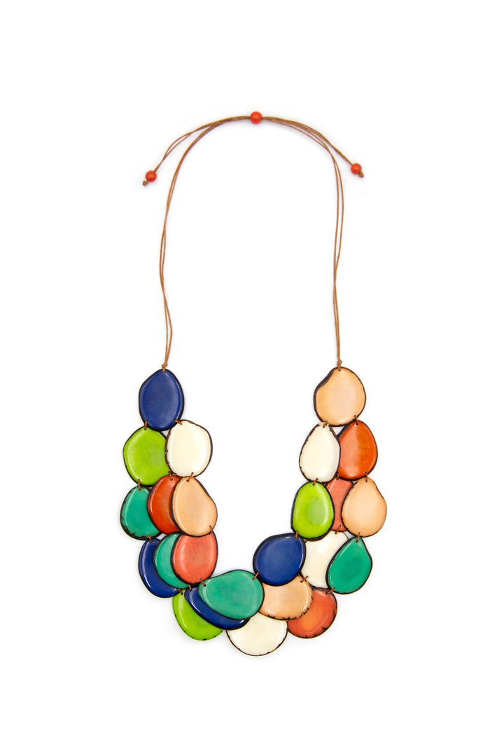Amigas Necklace: Biscayne Bay/Royal Blue/Onyx Black