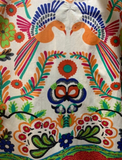 Mexican Birds Tunic: XL