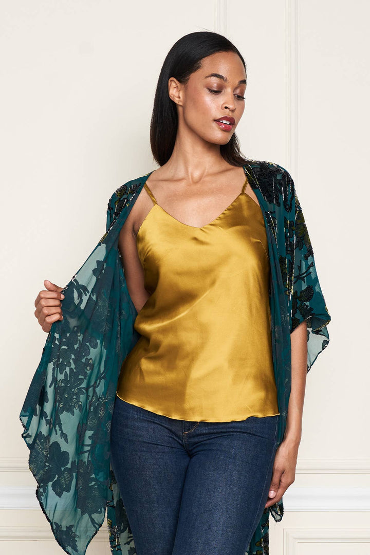 Satin Cami: Copper / XL