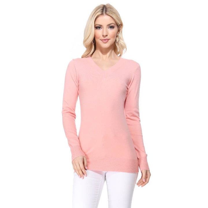 V-Neck Soft Sweater  MK5501: NAVY / S