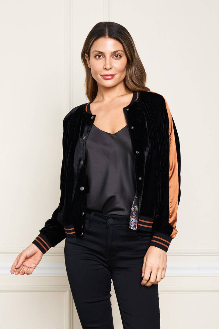 5714-MAJ  Velvet Baseball Jkt:/M