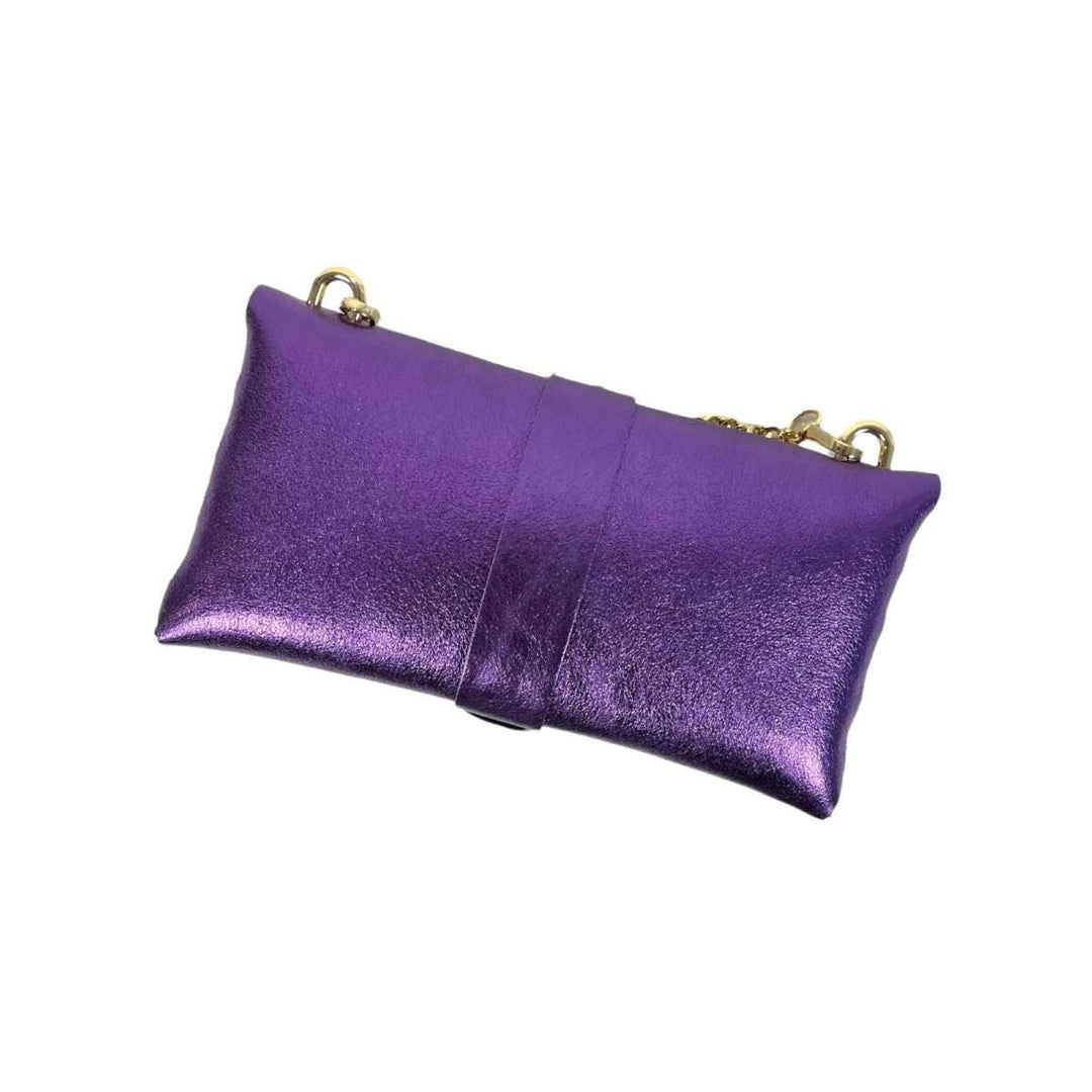 Italian Leather Bag: Red