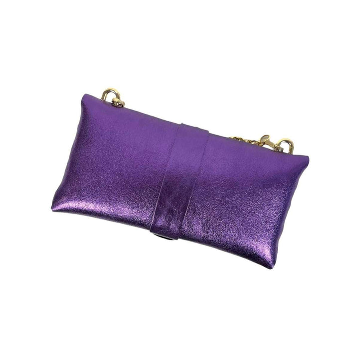 Italian Leather Bag: Red