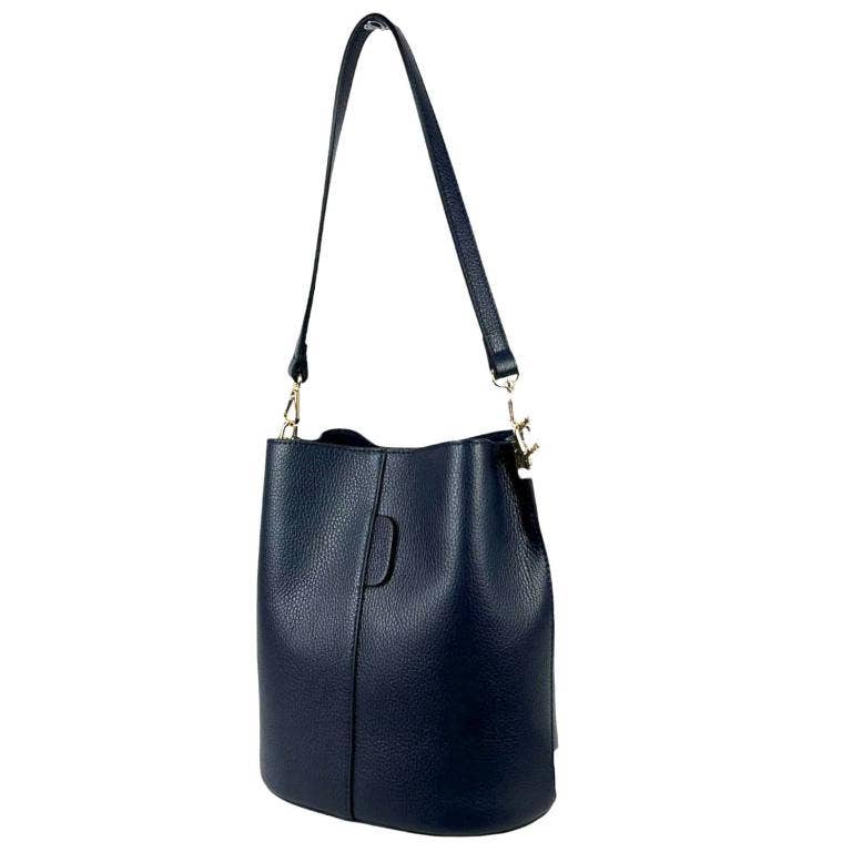High Quality Italian Leather Shoulder Bag: Yellow