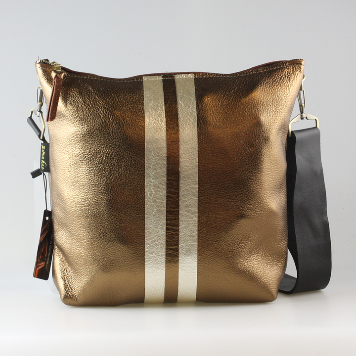 Graham Crossbody: Jet/Silver