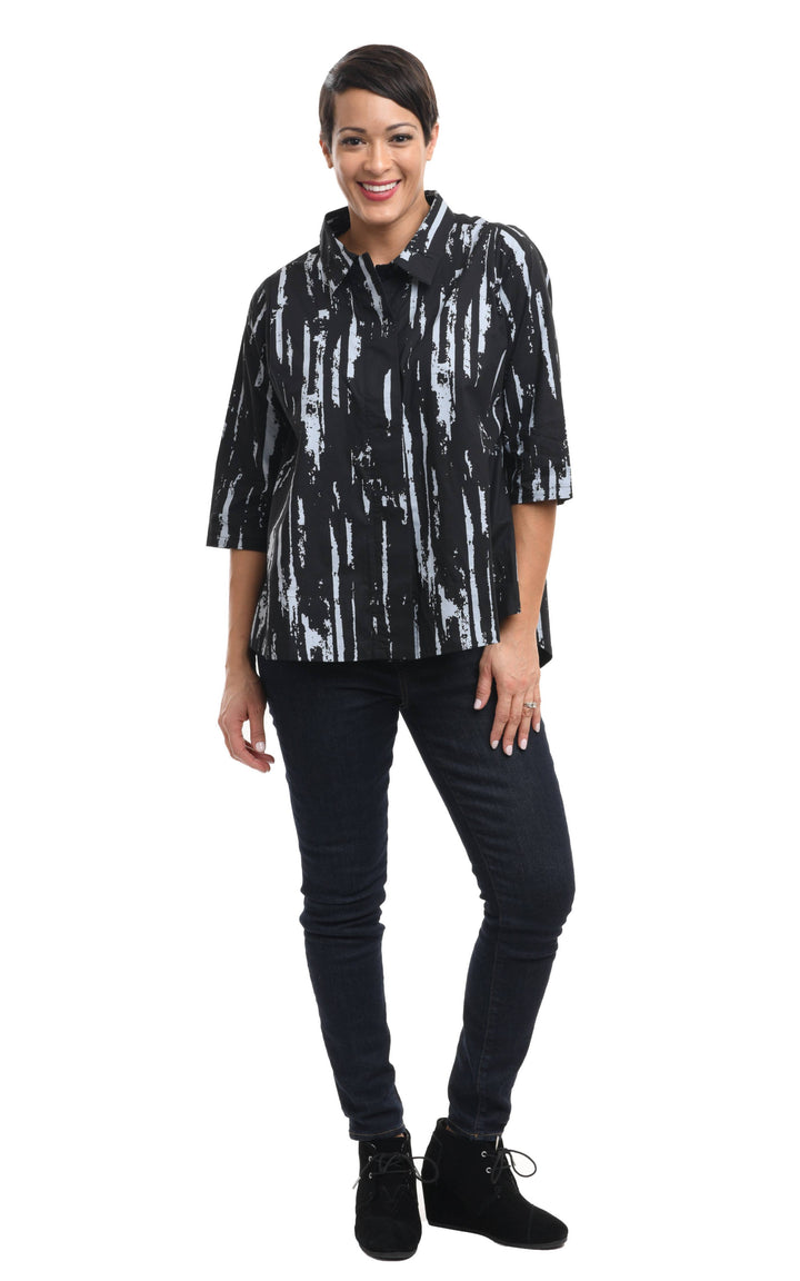 Tulip Clothing - SDC334 Alice in Black Gray Airbrush*: XS