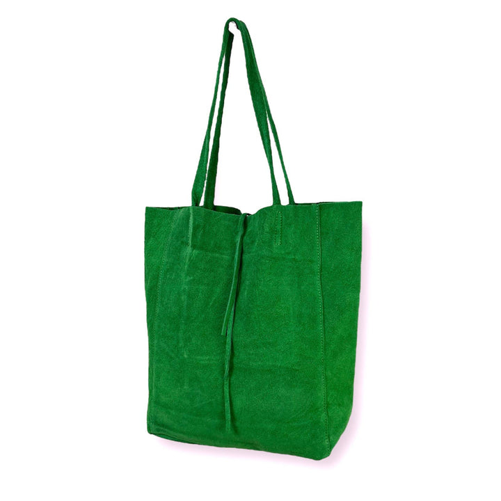 Italian Leather Bag Suede:Toupe