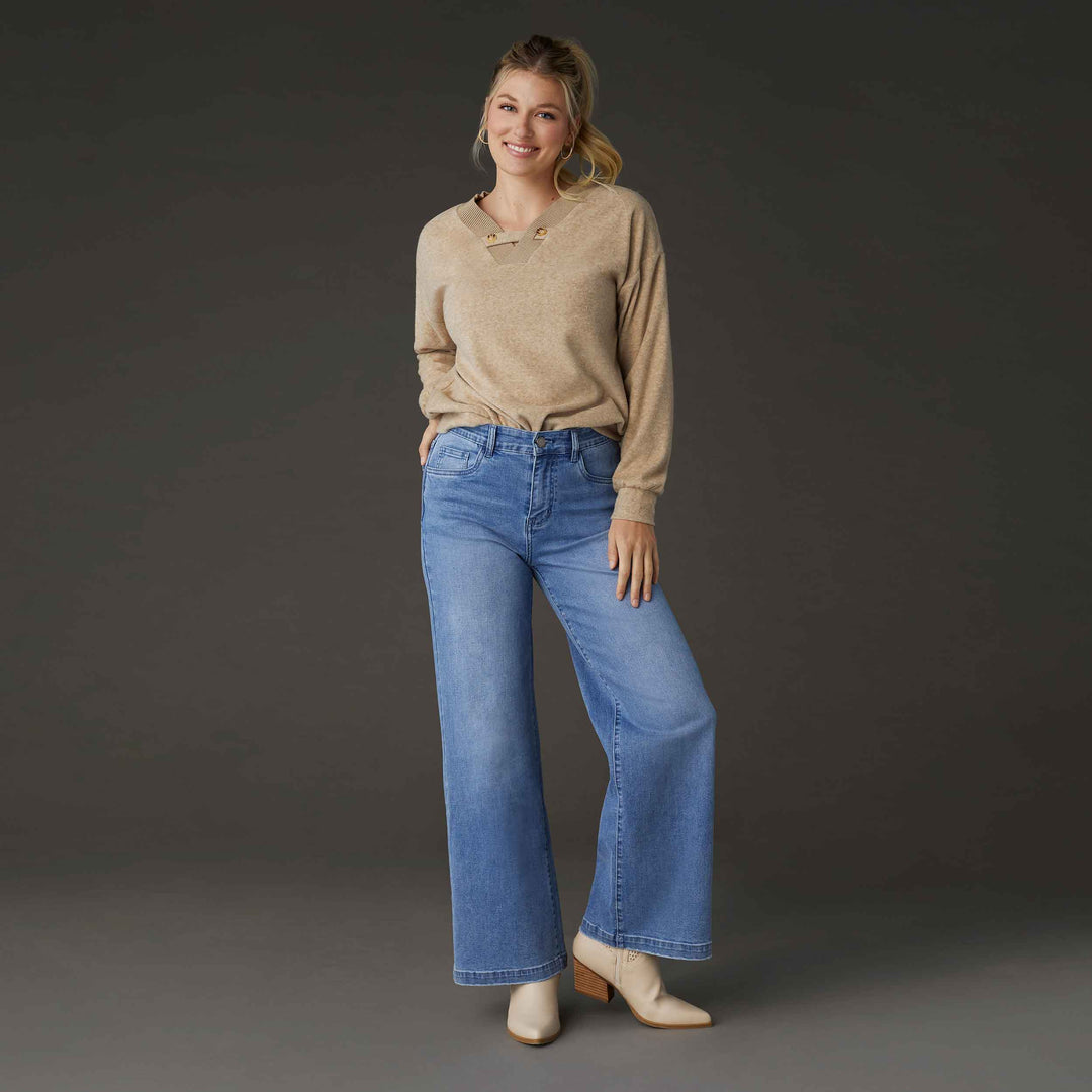 Leg: Medium Denim / M