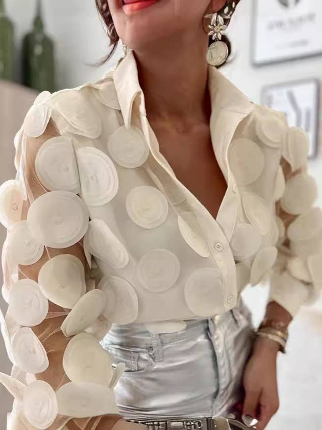 Mesh Circle Shirt: XL