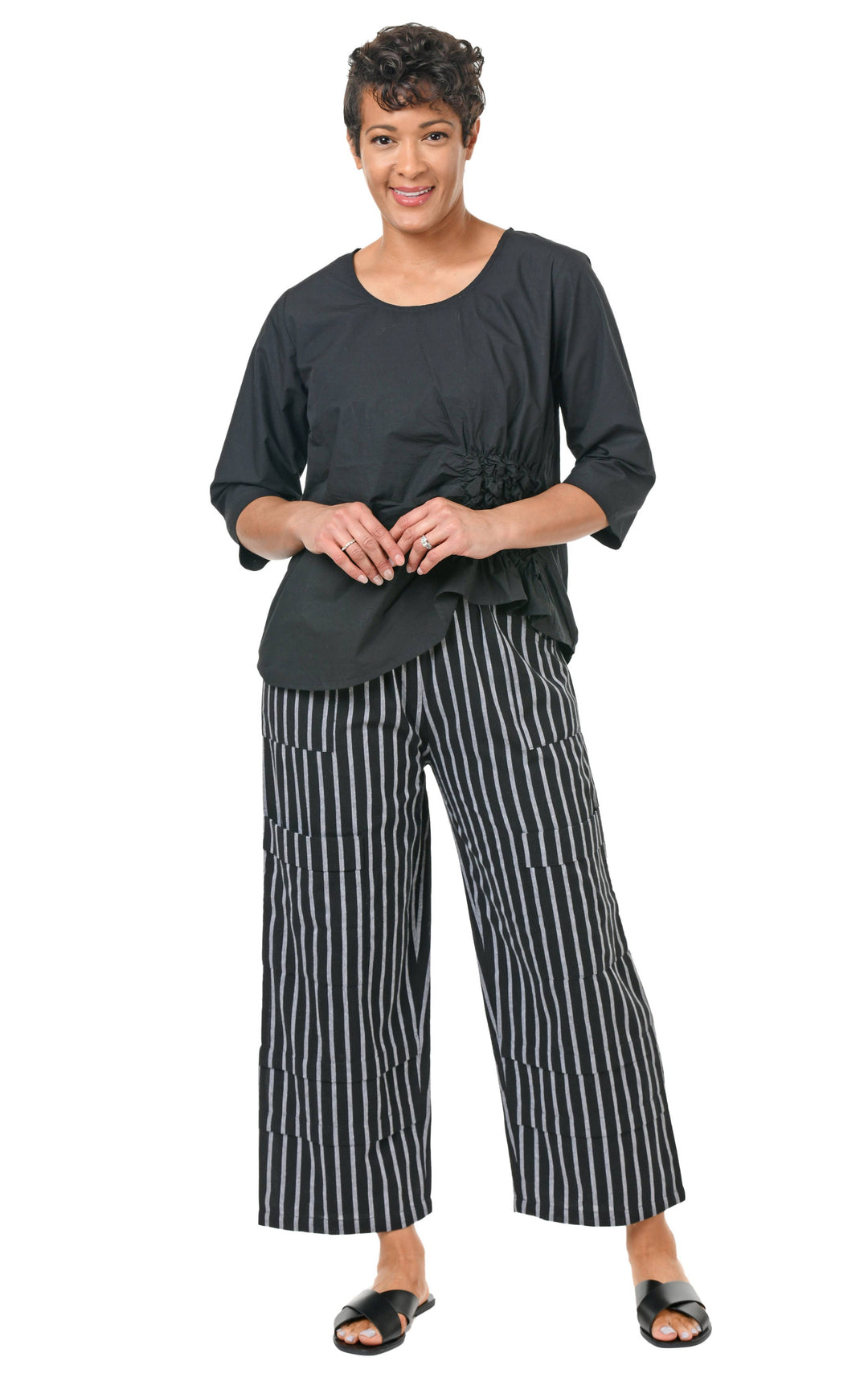 Tulip Clothing - CV143 Metro Pant in Somerset Stripe*: XS