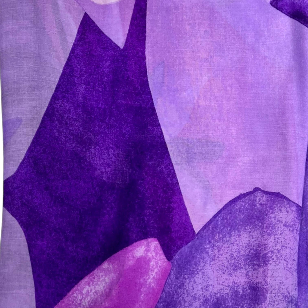 Soft Abstract painting scarf: Beige