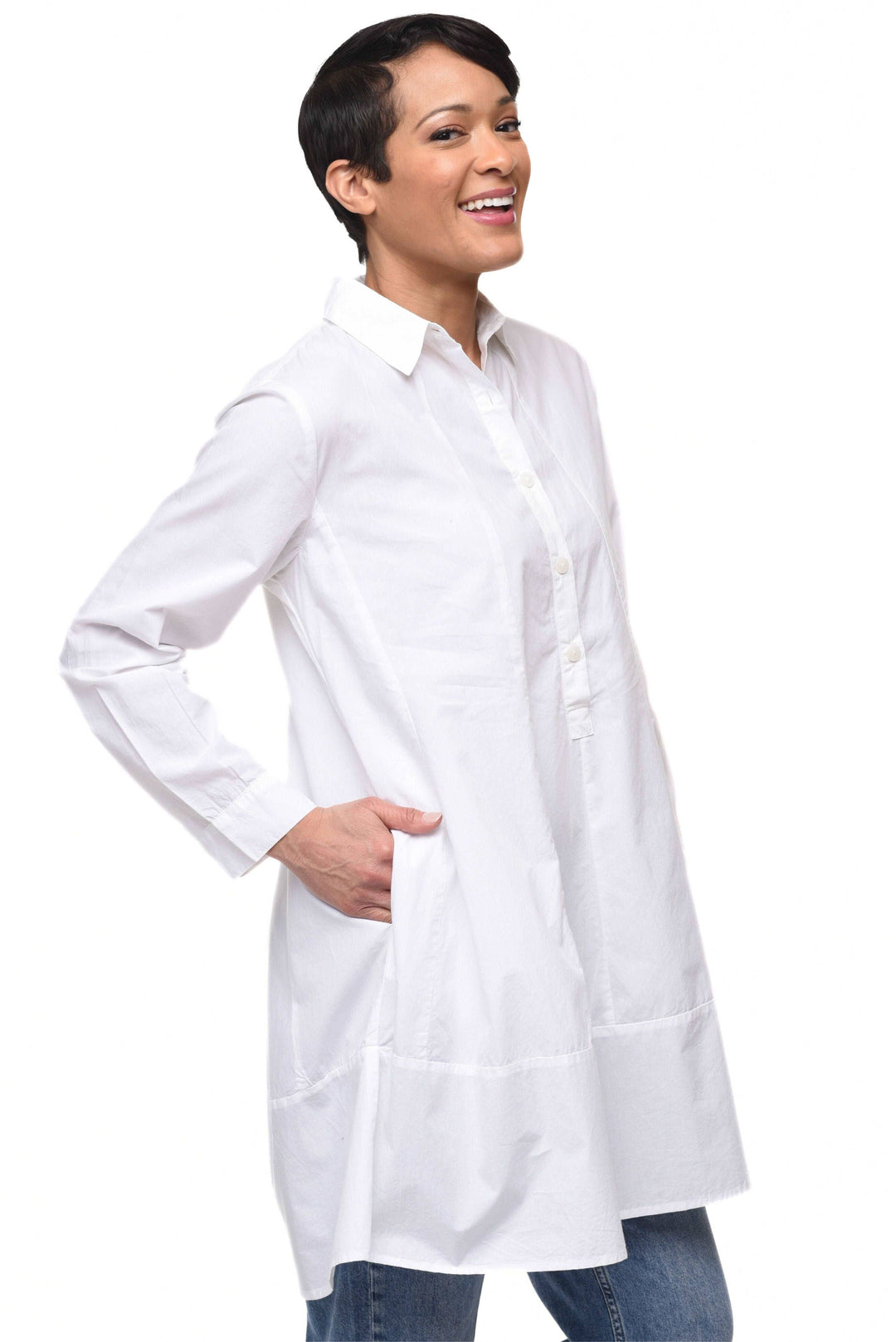 Tulip Clothing - CV612 Gillian in White*: XS