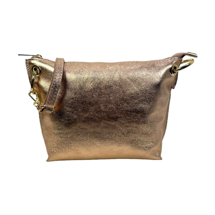Leather Bag with: Fuchsia