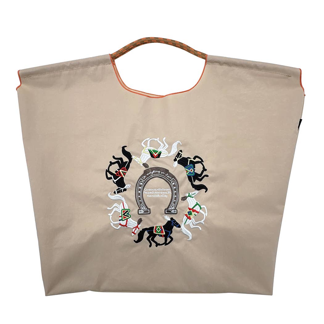 Horse Embroidery Handbag : ORA