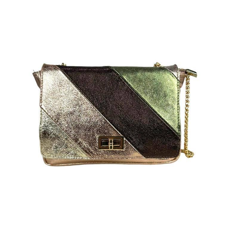 Multicolored Leather: Gold