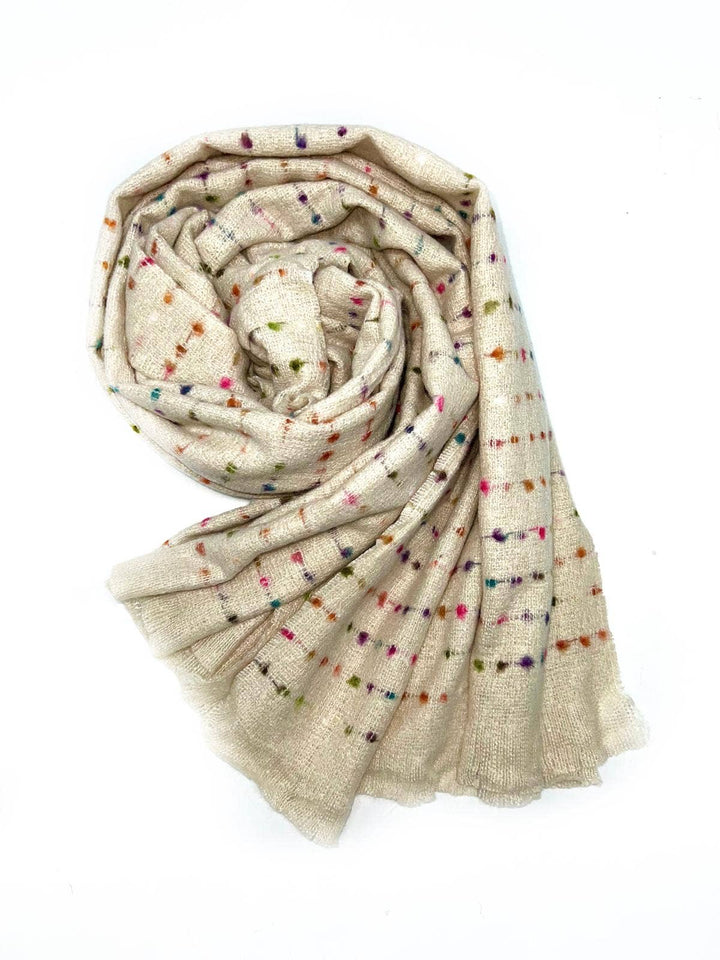 2P-1  scarf: Black