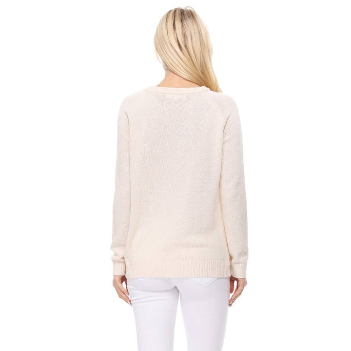 Sweater STAR: GREY/IVORY / L