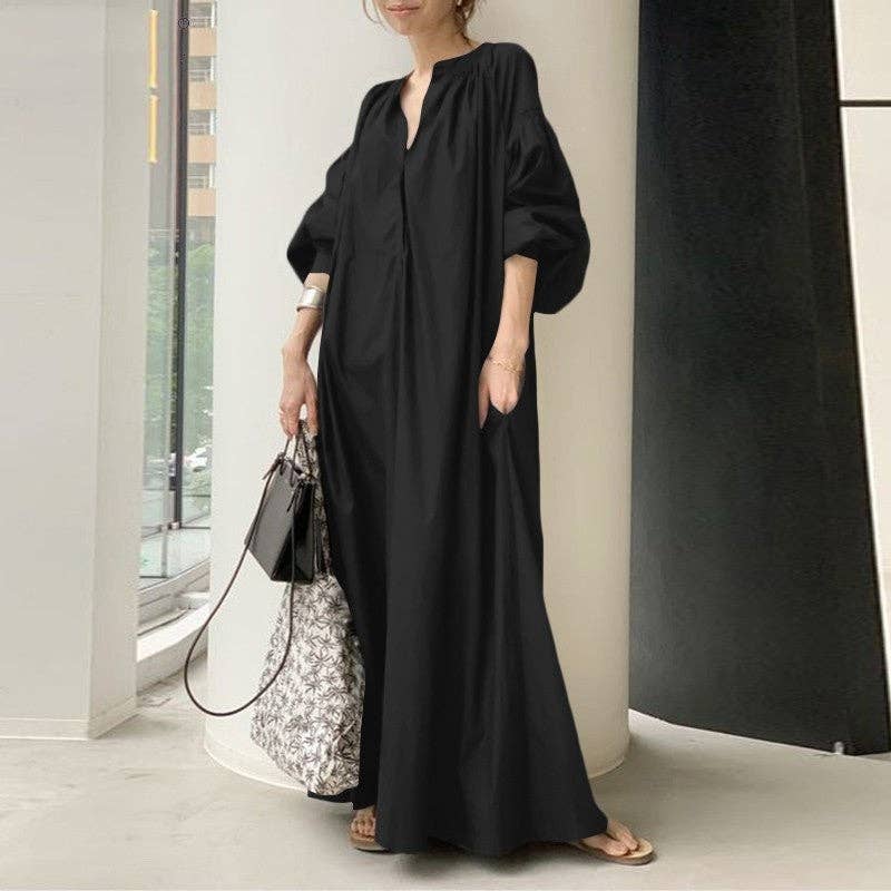 Oversized Dress : KHAKI / M