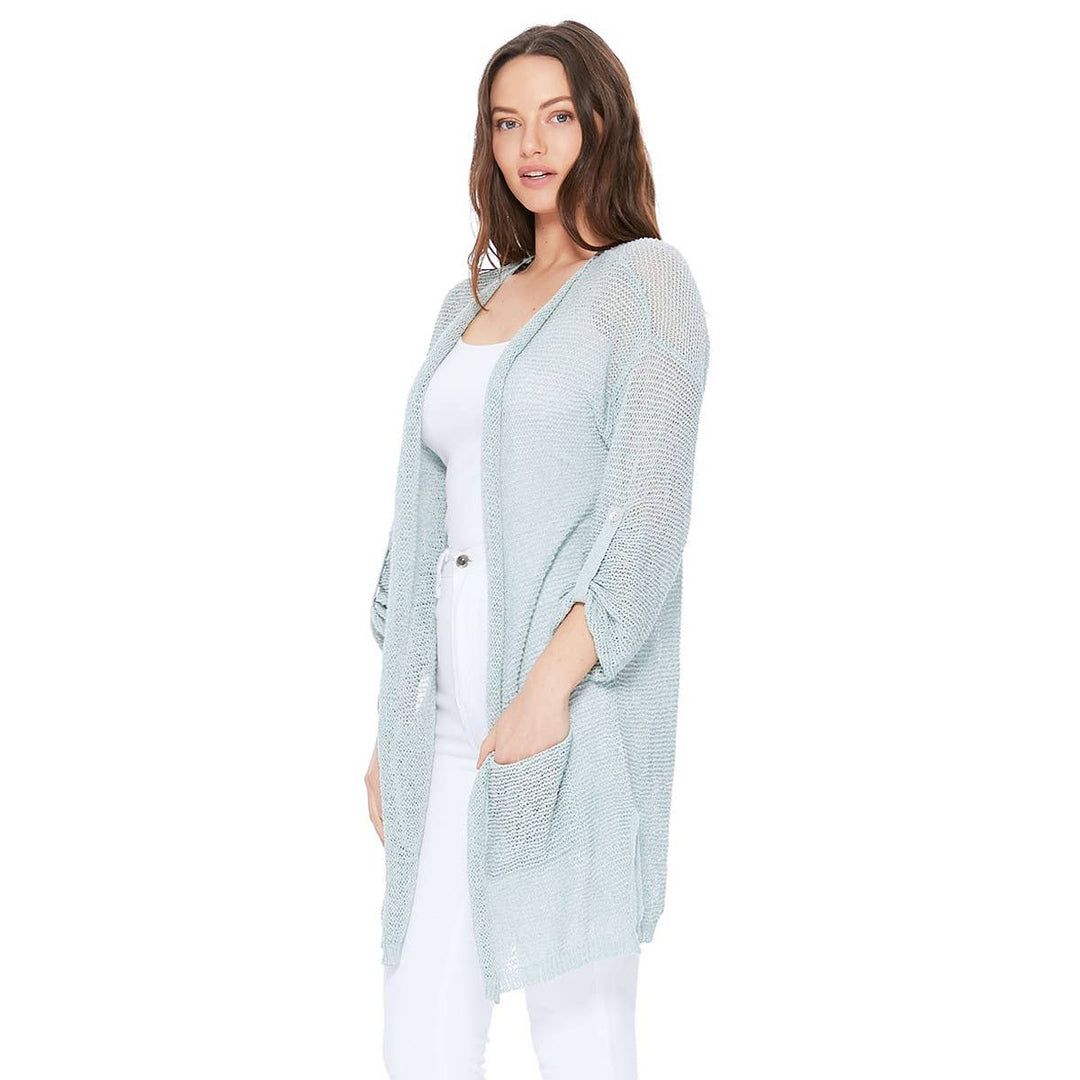 MESH CARDI BLK/L