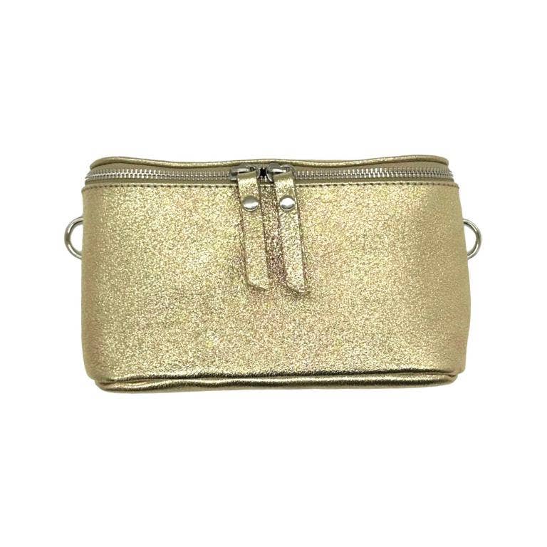 Leather Waist Bag Veranito: Bronze