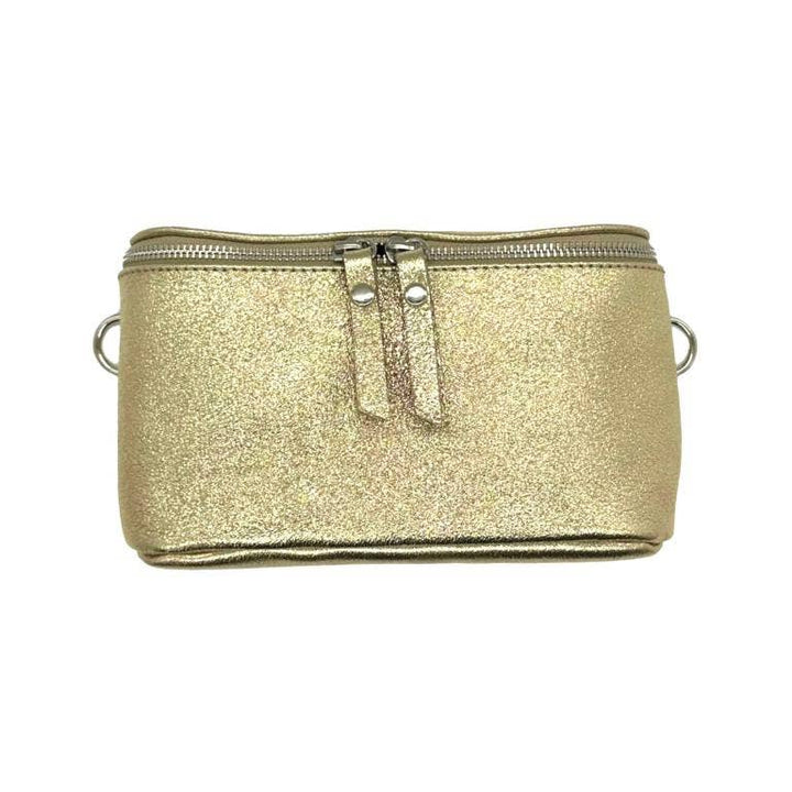 Leather Waist Bag Veranito: Gold