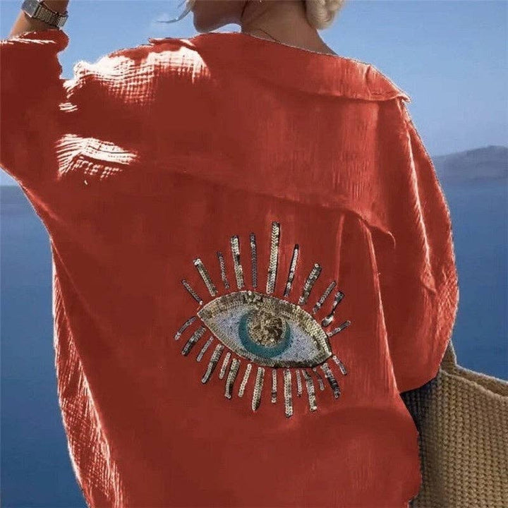 L/S Eye: PEACOCK GREEN / S
