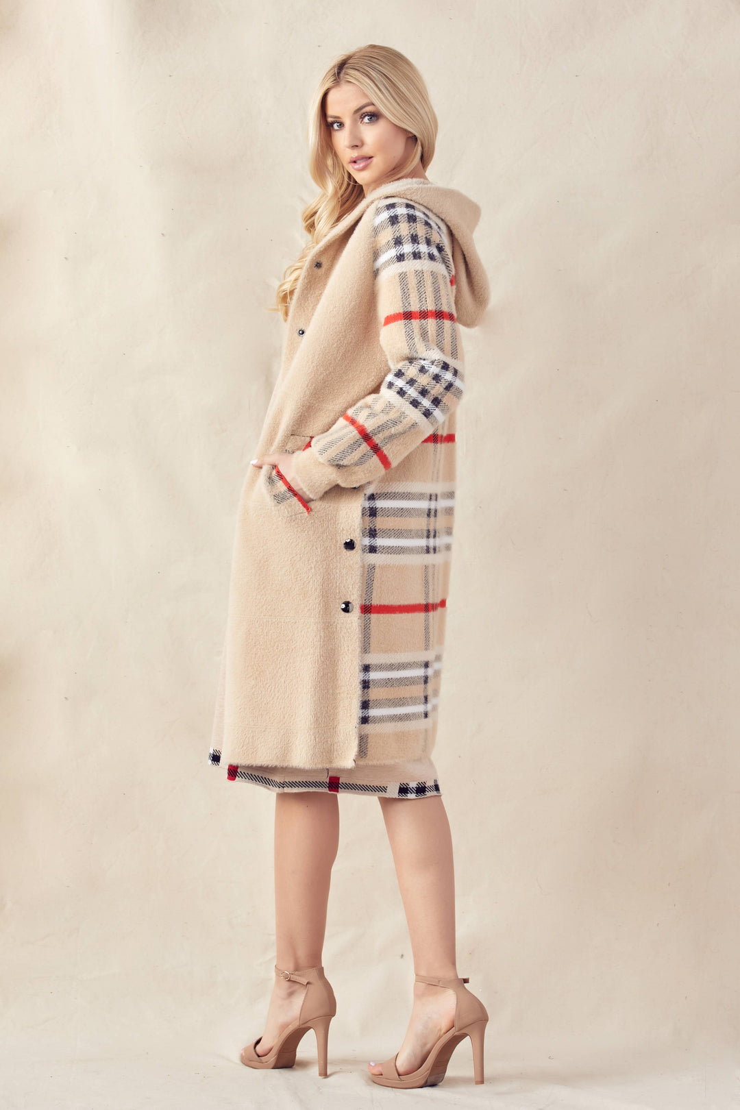 Sonnai Sweater Coat: Grey / XL / 52092