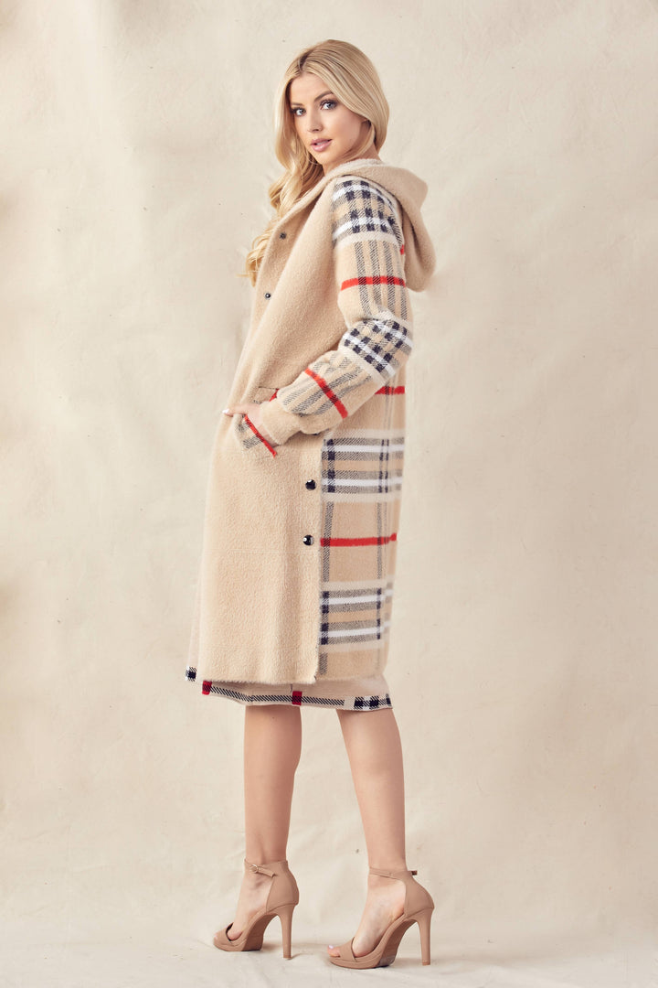 Sonnai Sweater Coat: Grey / S / 52092