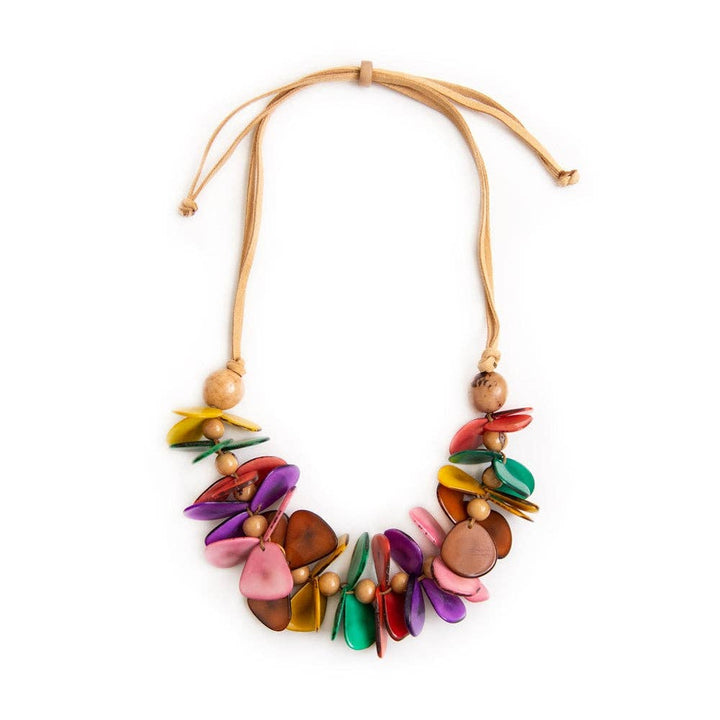 Mariposa Necklace: Olive Combo