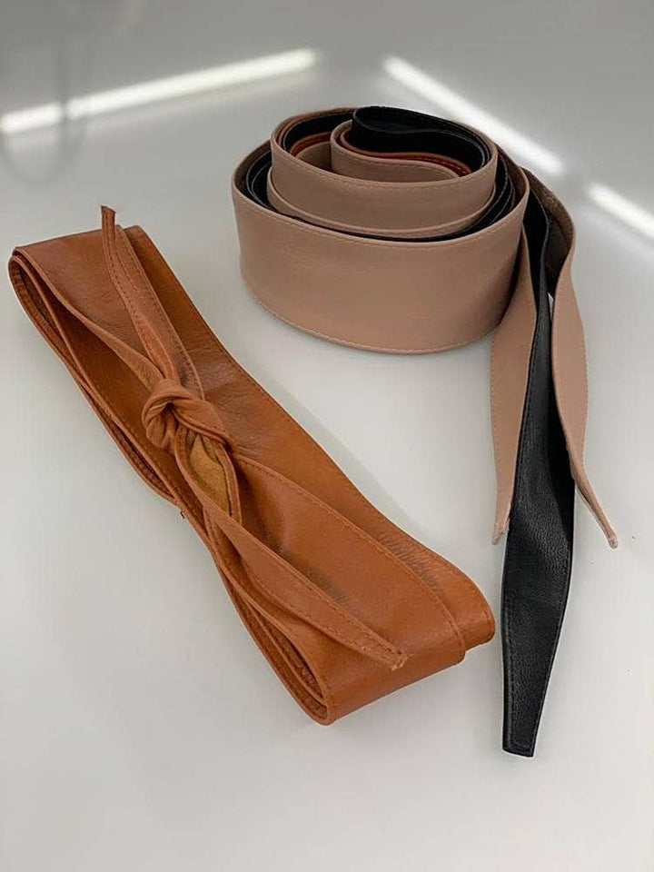 Sash leather : Mustard