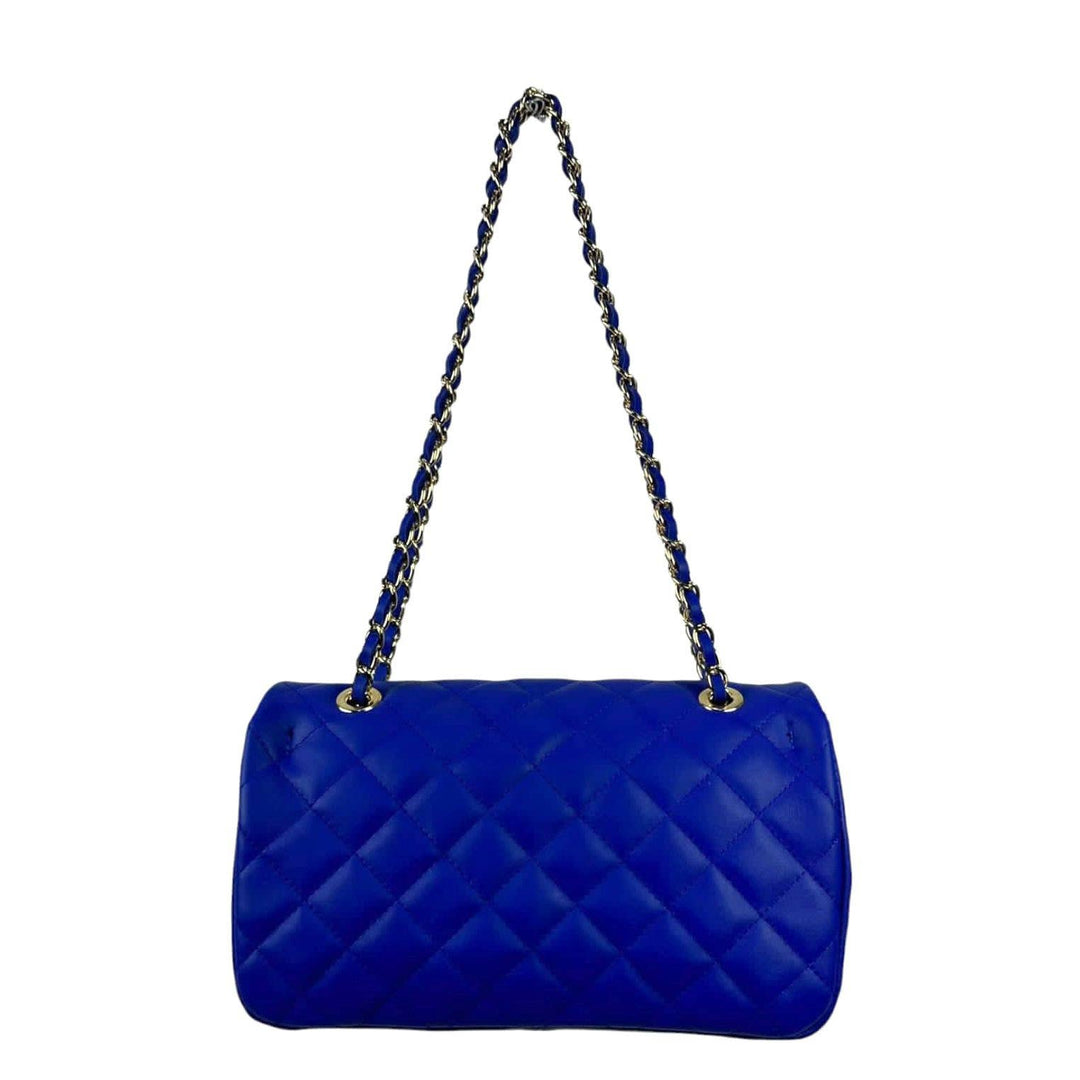 Extra Premium Quilted Leather Bag: Red