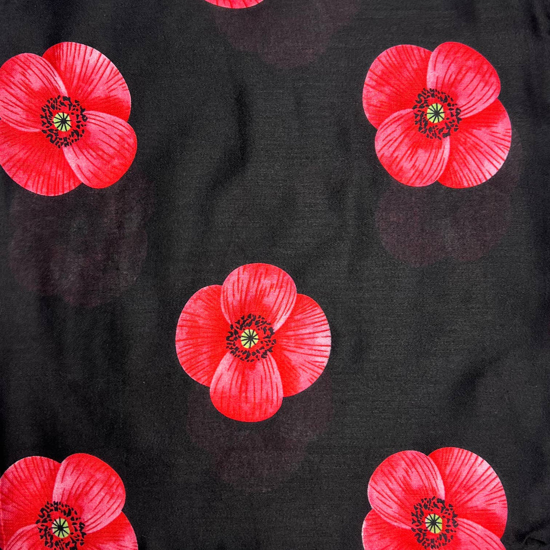 Poppy scarf: Navy