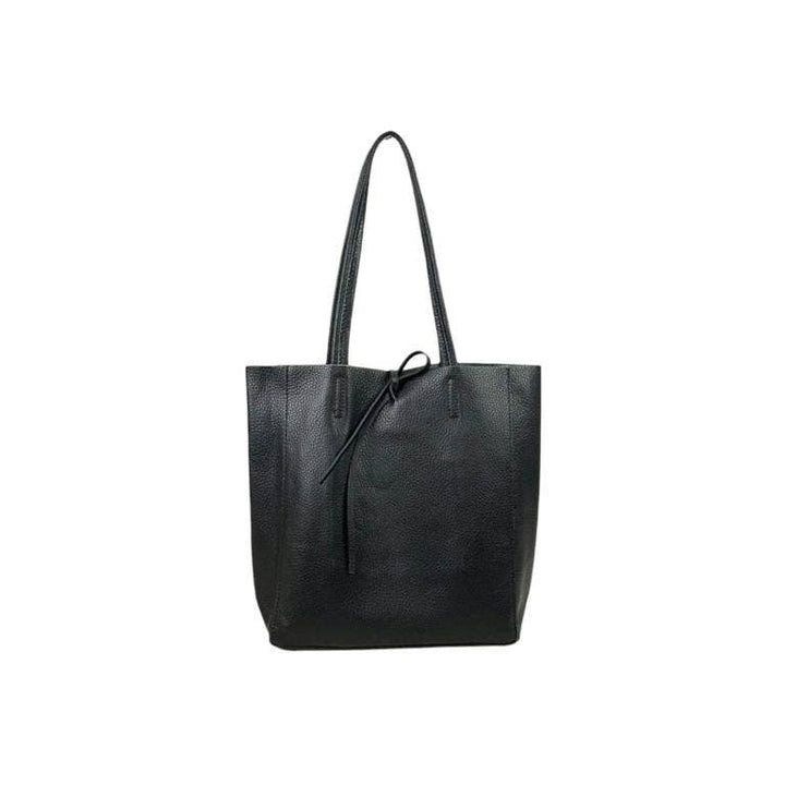Leather Tote Bag Olive Green
