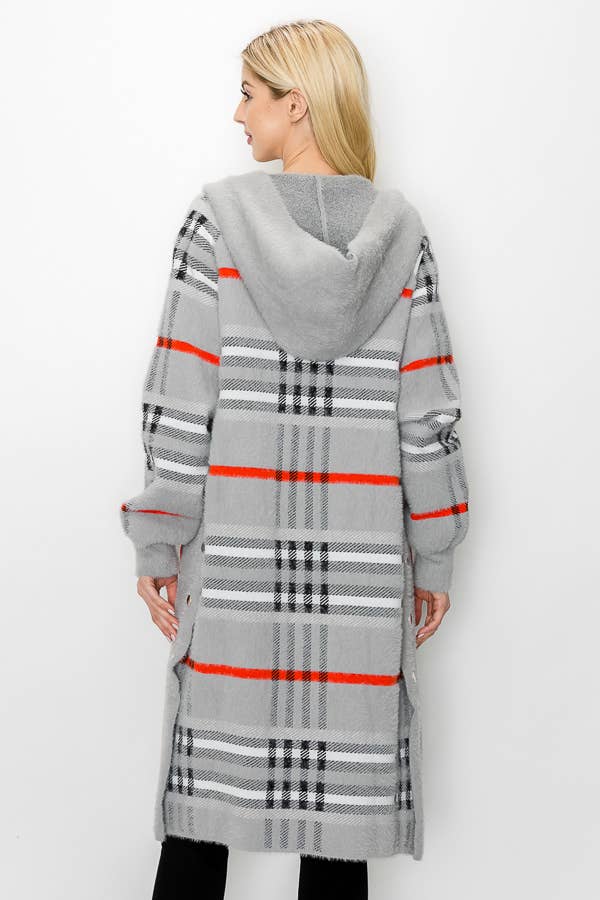 Sonnai Sweater Coat: Grey / S / 52092