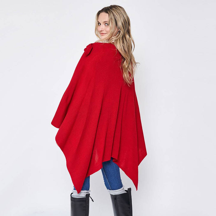 Ruana with Shoulder Strap: IVY