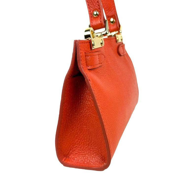 Small leather handbag