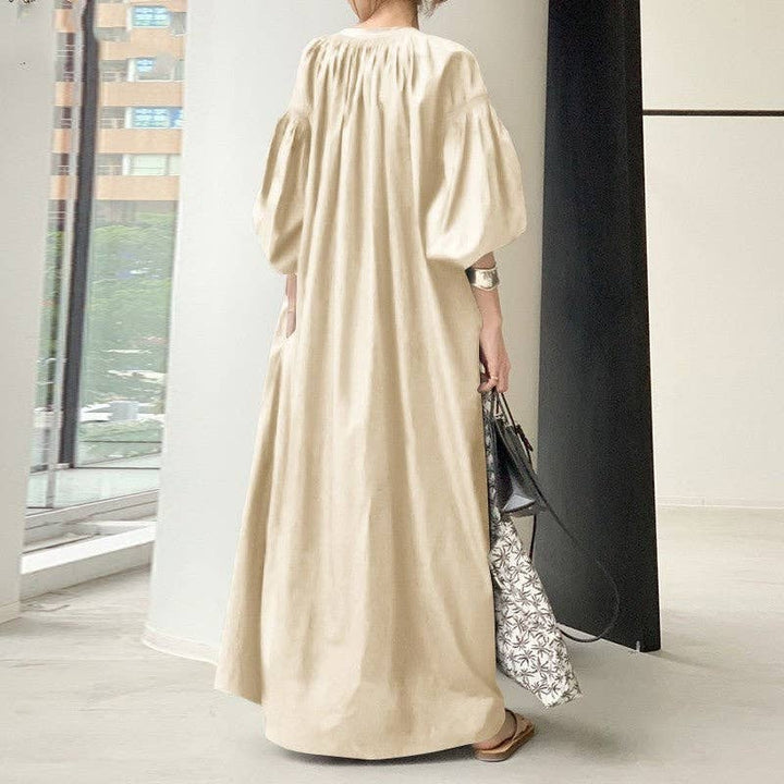 Oversized Dress: BLACK / L