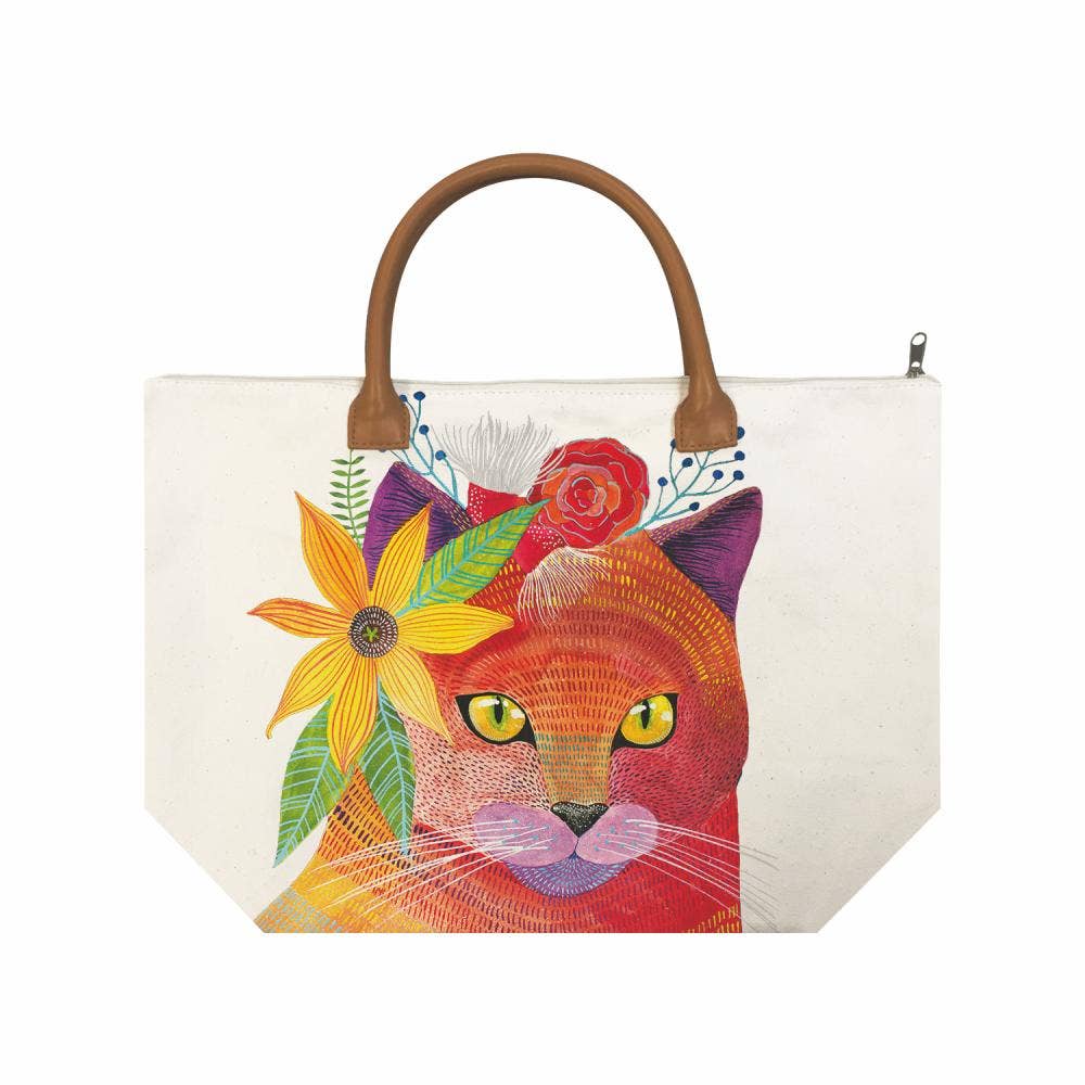CANVAS TOTE BAG-MANDARINE