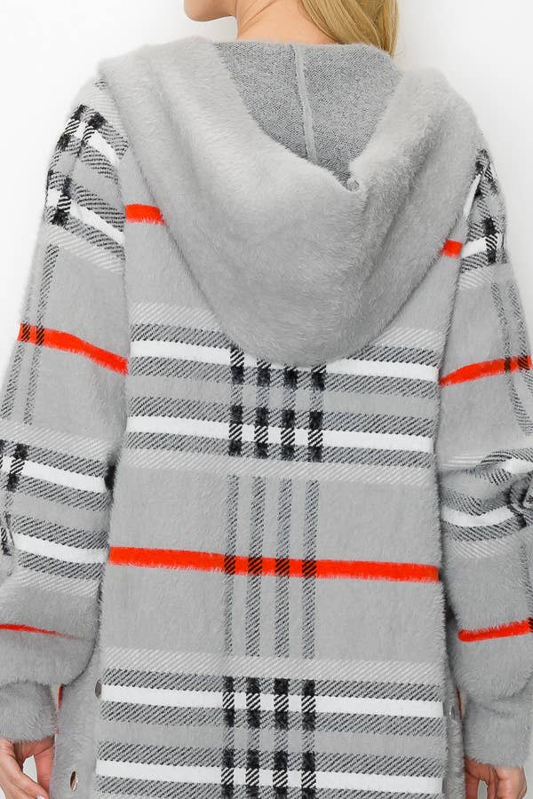 Sonnai Sweater Coat: Grey / S / 52092