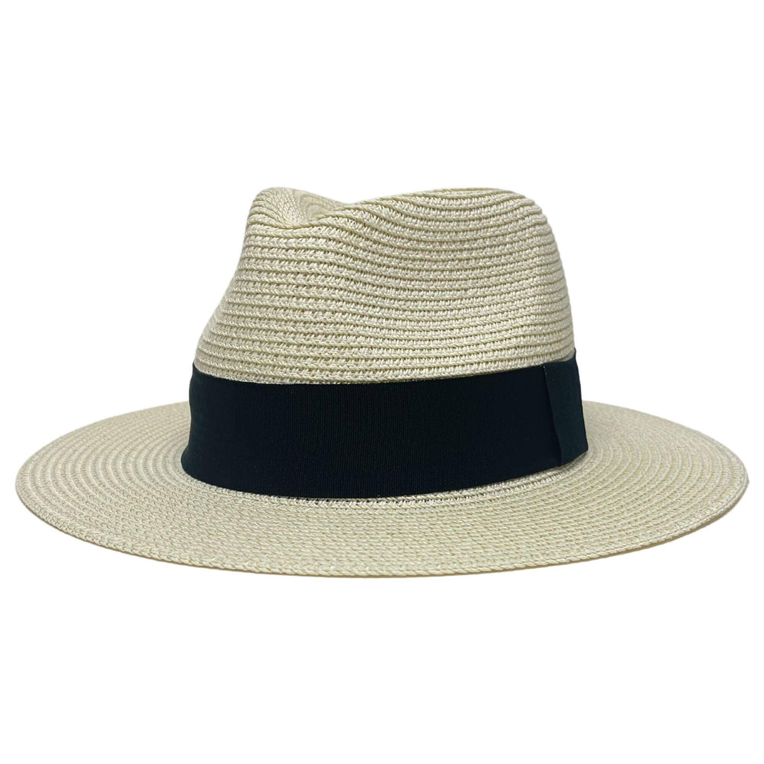 Fedora Straw Hat: Black