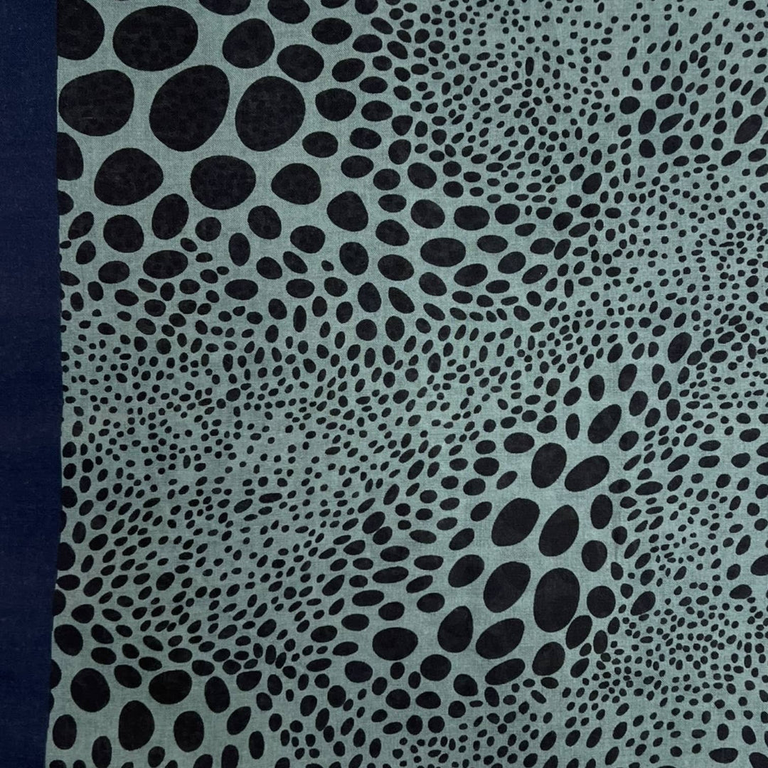 Leopard dots print scarf : Mocca